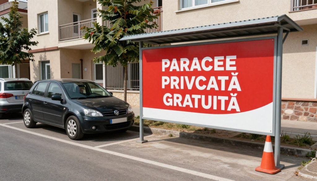 parcare privată gratuită